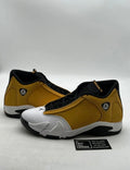 Jordan 14 Retro Light Ginger (2022) 10 (Lightly Worn Pre-Owned)JordanLight Ginger/Black/White - Image 1