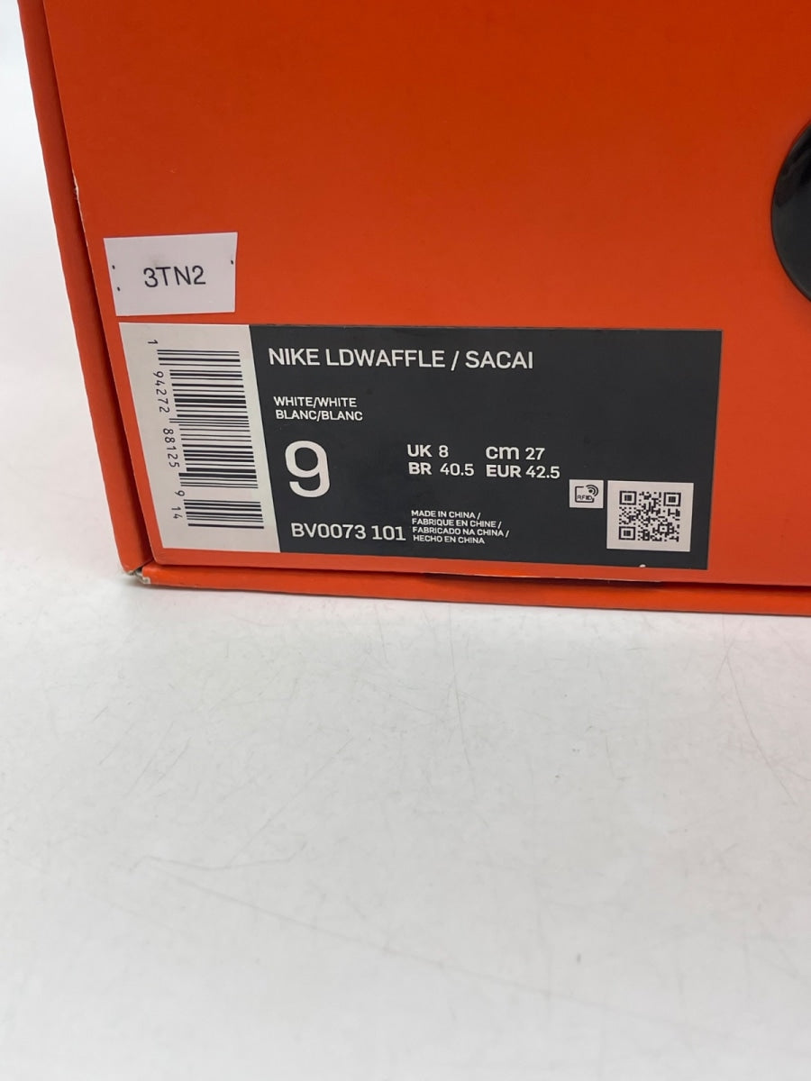 Nike LD Waffle sacai White Nylon (Size 9) - Image 9