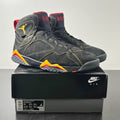 Jordan 7 Retro Citrus (2022) 13 (Lightly Worn Pre-Owned)JordanBlack/Citrus-Varsity Red - Image 1