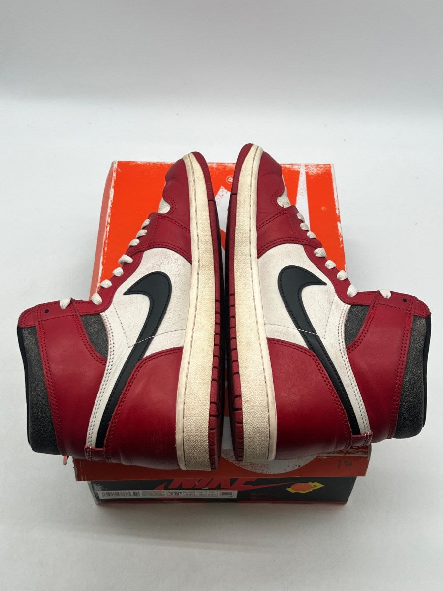 Jordan 1 Retro High OG Chicago Lost and Found 10.5 (Moderately Worn Pre-Owned)JordanVarsity Red/Black-Sail-Muslin - Image 7