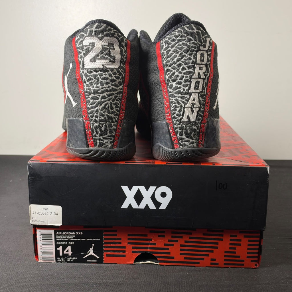 Jordan XX9 Black White Gym Red (Size 14) - Image 5