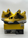 Jordan 4 Retro Lightning (2021) 7.5 (Moderately Worn Pre-Owned) - Image 1