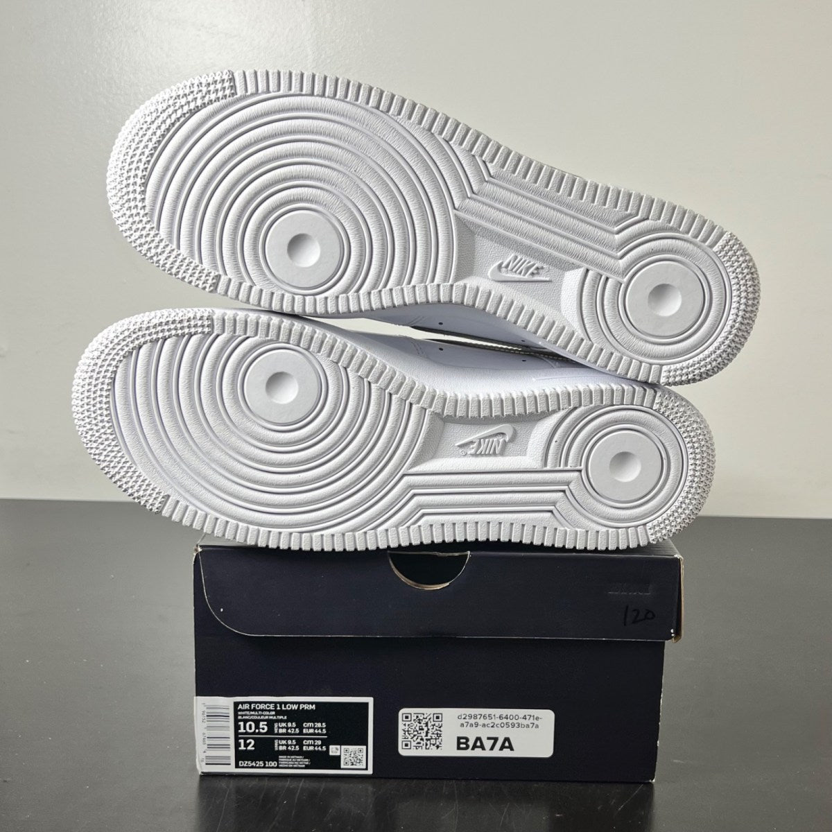 Nike Air Force 1 Low NOLA 10.5 (Lightly Worn Pre-Owned)NikeWhite/Multi-Color-Metallic Gold-University Red - Image 5