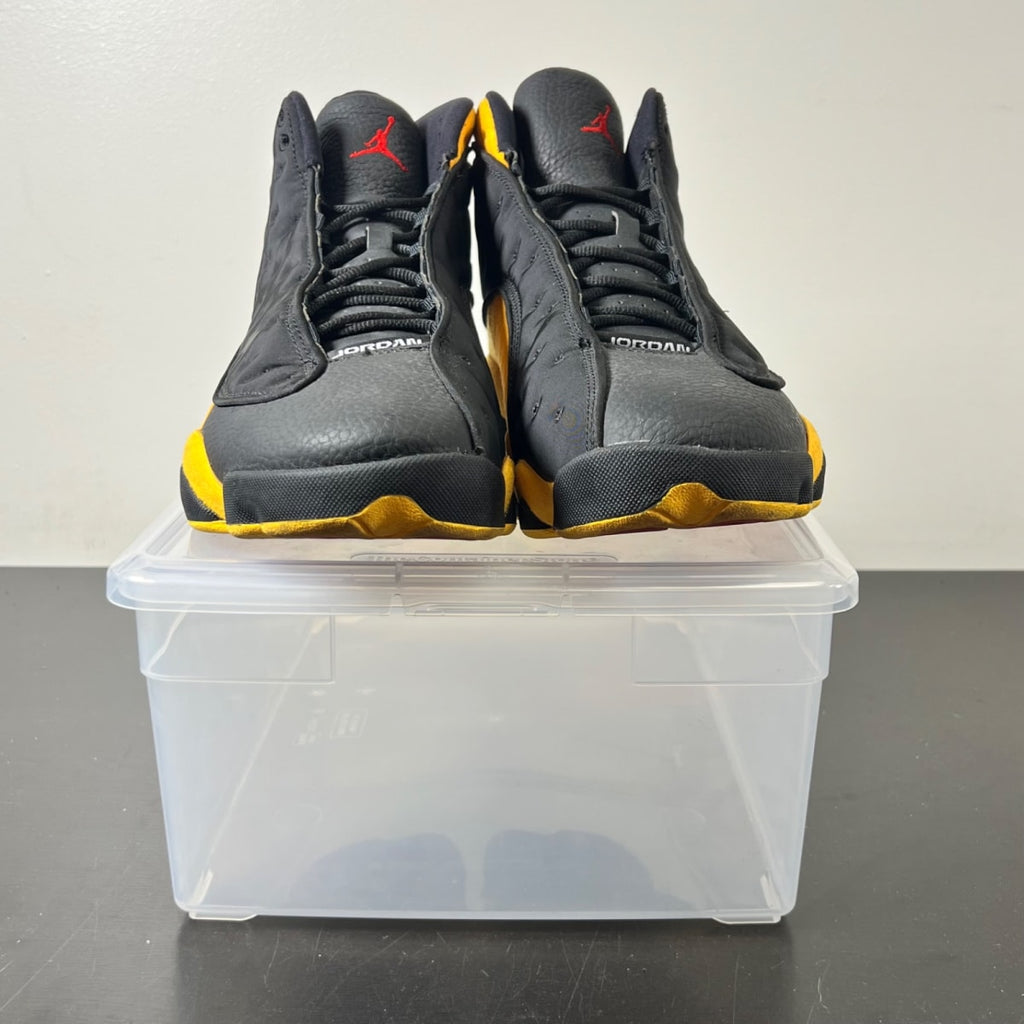 Jordan 13 Retro Carmelo Anthony Class Of 2002 (B-Grade) 12 (Lightly Worn Pre-Owned)JordanBlack/University Red-University Gold - Image 2