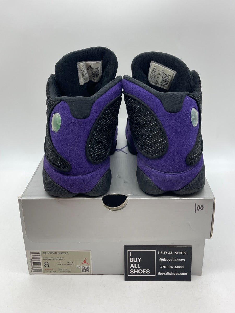 Jordan 13 Retro Court Purple 8 (Moderately Worn Pre-Owned) - Image 3