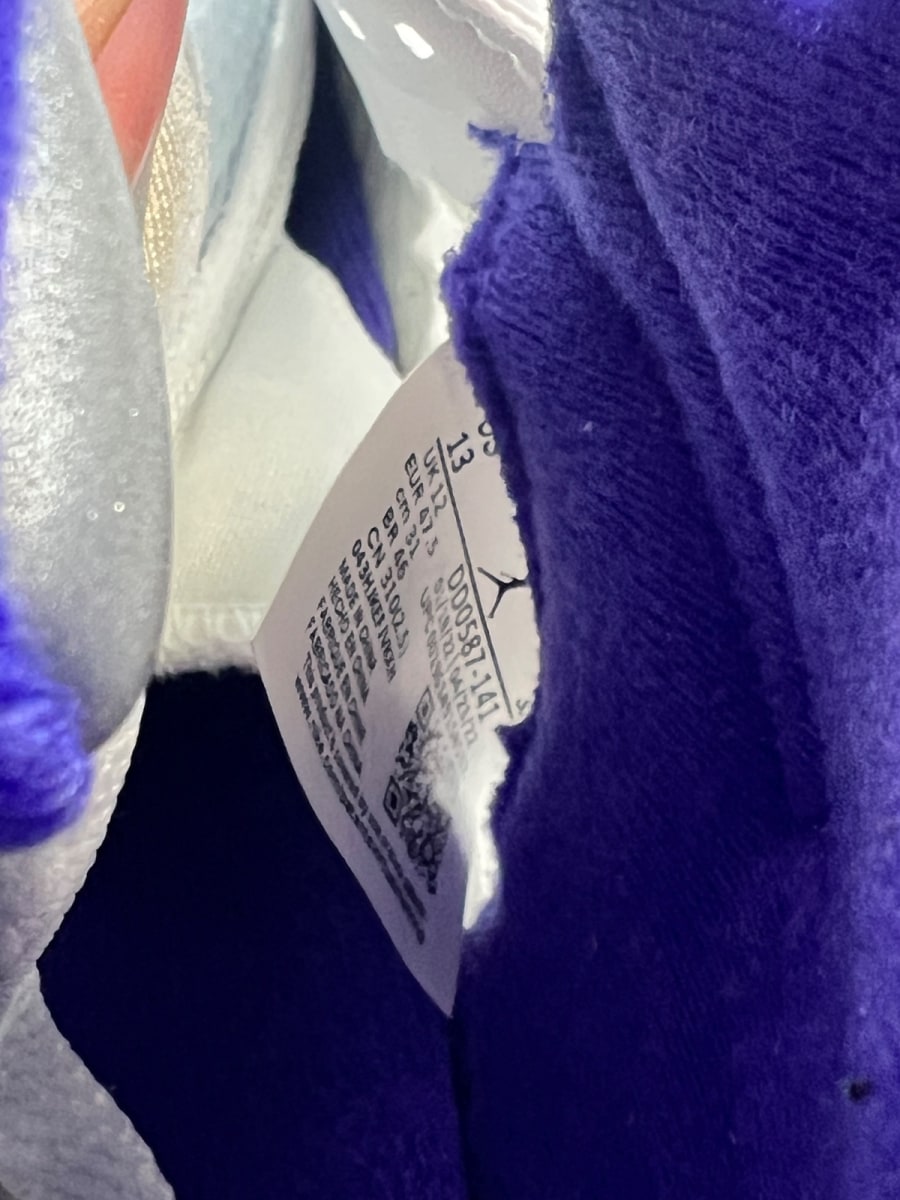 Jordan 5 Retro Dark Concord 13 (Lightly Worn Pre-Owned) - Image 7