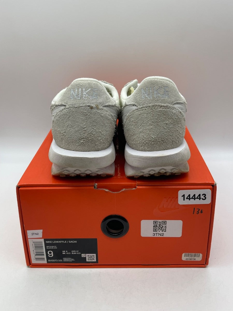 Nike LD Waffle sacai White Nylon (Size 9) - Image 3
