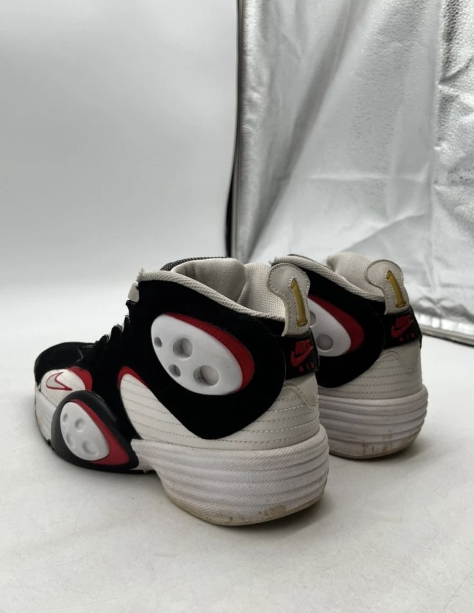 Nike Air Flight One Chicago 9.5 (Moderately Worn Pre-Owned)NikeWhite/White-Black-Wolf Grey - Image 4