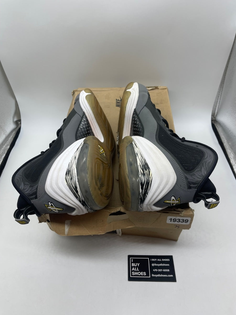 Nike Air Penny 5 'Black Grey Tour Yellow' 12 (Moderately Worn Pre-Owned) - Image 6