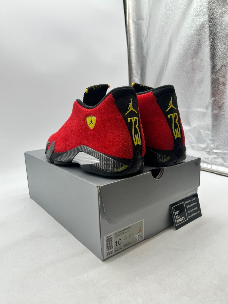 Jordan 14 Retro Ferrari (2025) 10 (Lightly Worn Pre-Owned) - Image 4