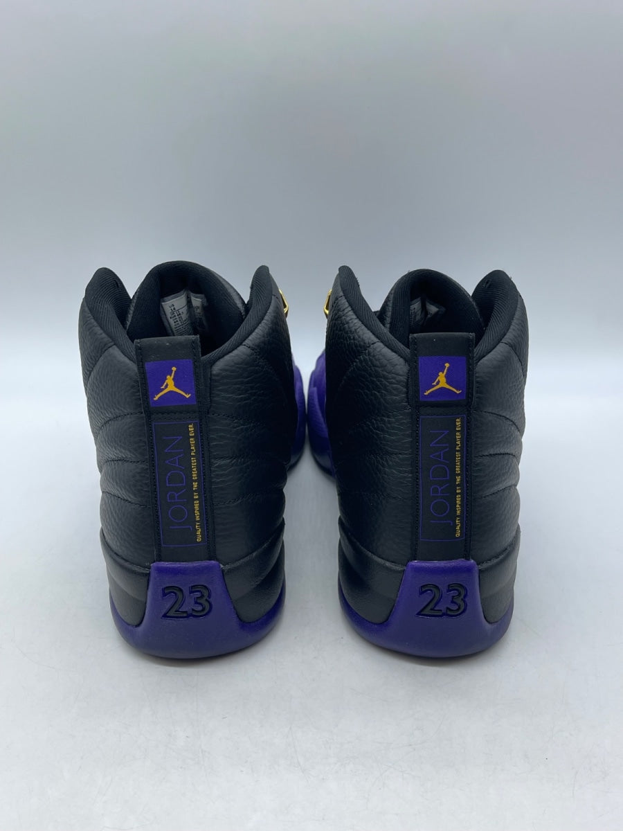 Jordan 12 Retro Field Purple 14 (Moderately Worn Pre-Owned)JordanBlack/Field Purple/Taxi - Image 3