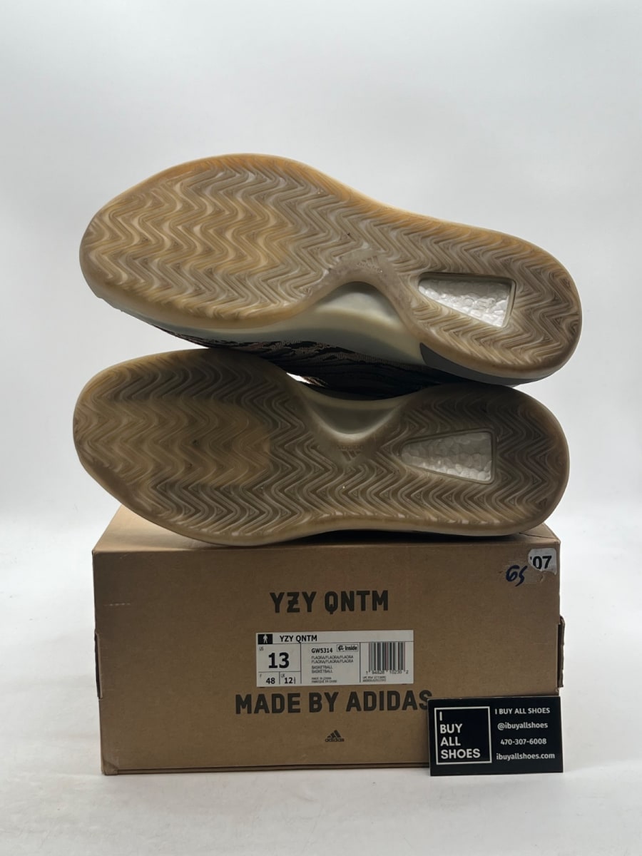 adidas Yeezy QNTM Flash Orange 13 (Lightly Worn Pre-Owned) - Image 9