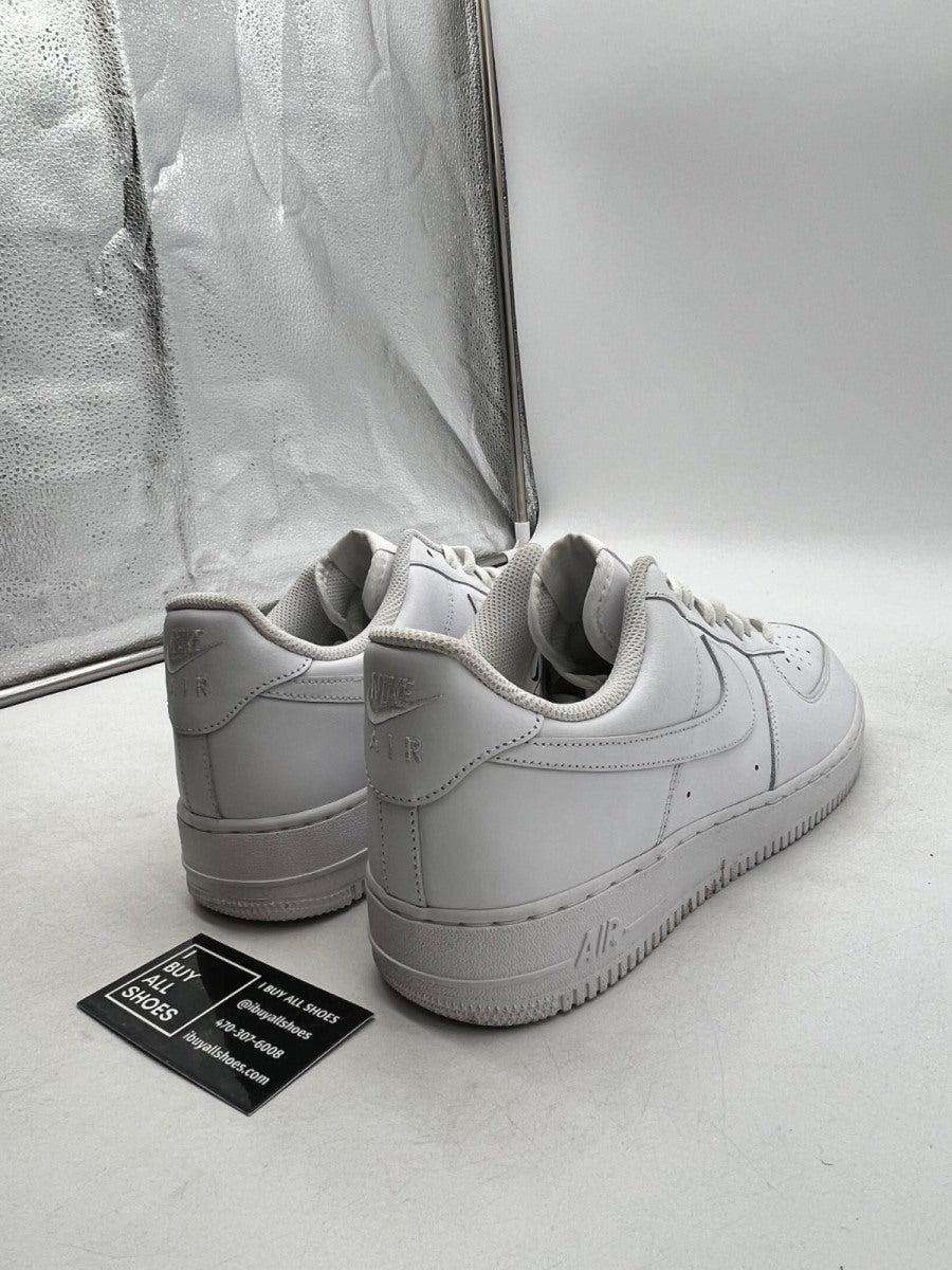 Nike Air Force 1 Low '07 White 11 (Lightly Worn Pre-Owned) - Image 5