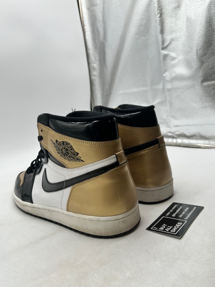 Jordan 1 Retro High NRG Patent Gold Toe 14 (Heavily Worn Pre-Owned)