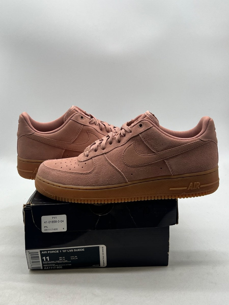Nike Air Force 1 Low Particle Pink Gum 11 (Moderately Worn Pre-Owned)NikeParticle Pink/Particle Pink - Image 1