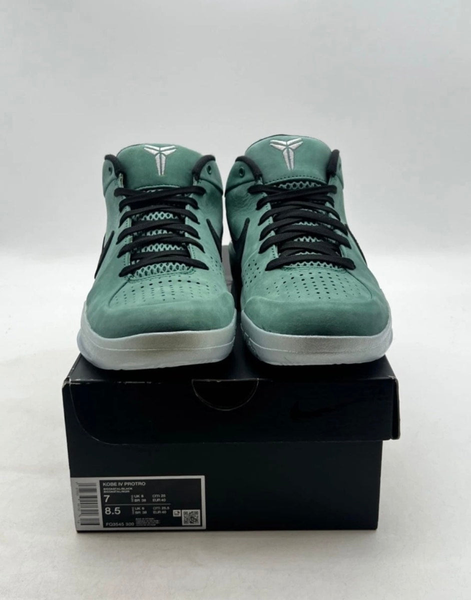 Nike Kobe 4 Protro Girl Dad 7 (Lightly Worn Pre-Owned)NikeBicoastal/Black/Metallic Silver - Image 2