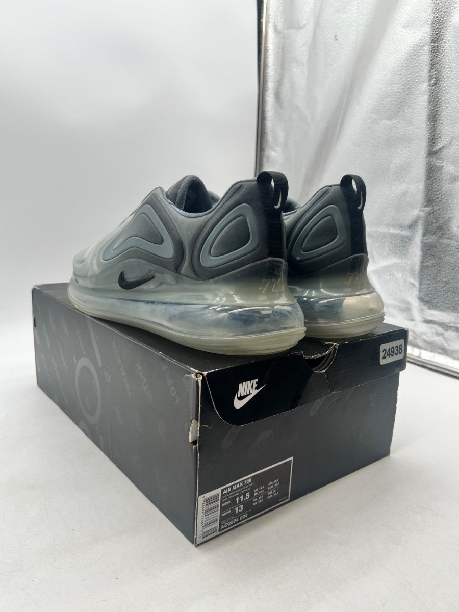 Nike Air Max 720 Carbon Grey 11.5 (Lightly Worn Pre-Owned)NikeAnthracite/Black-Metallic Silver - Image 4