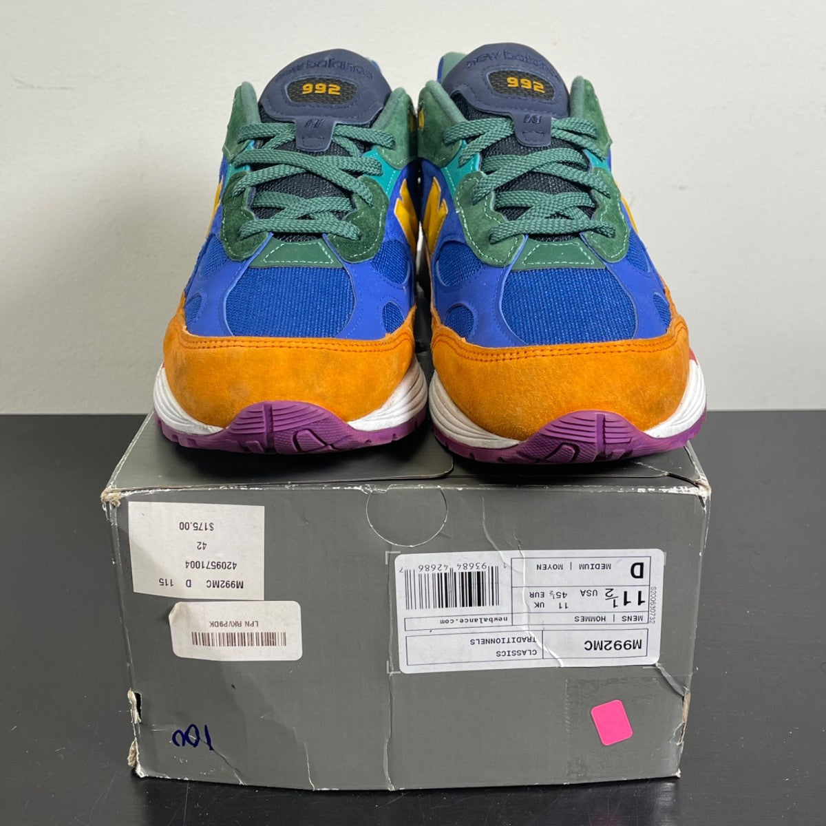 New Balance 992 Multi-Color 11.5 (Moderately Worn Pre-Owned)New BalanceMulticolor - Image 2