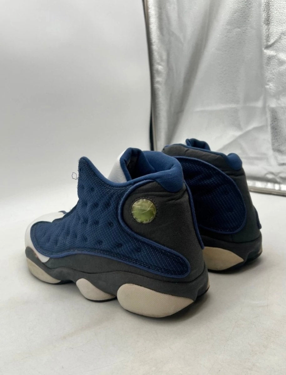 Jordan 13 Retro Flint (2005) 13 (Heavily Worn Pre-Owned)JordanFrench Blue/University Blue-Flint Grey - Image 4