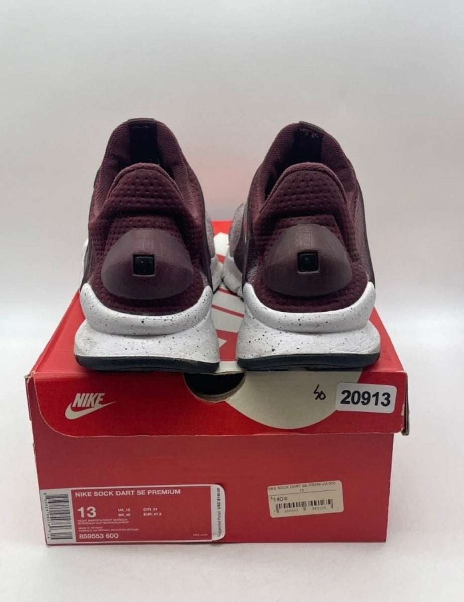 Nike Sock Dart SE Premium Night Maroon 13 (Lightly Worn Pre-Owned)NikeNight Maroon/Night Maroon - Image 5
