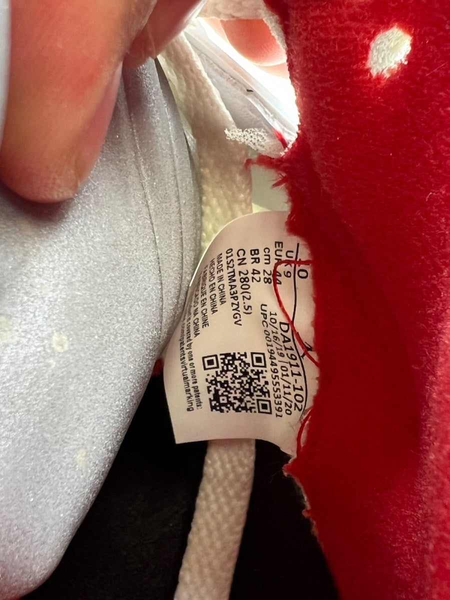 Jordan 5 Retro Fire Red Silver Tongue (2020) 10 (Moderately Worn Pre-Owned) - Image 9