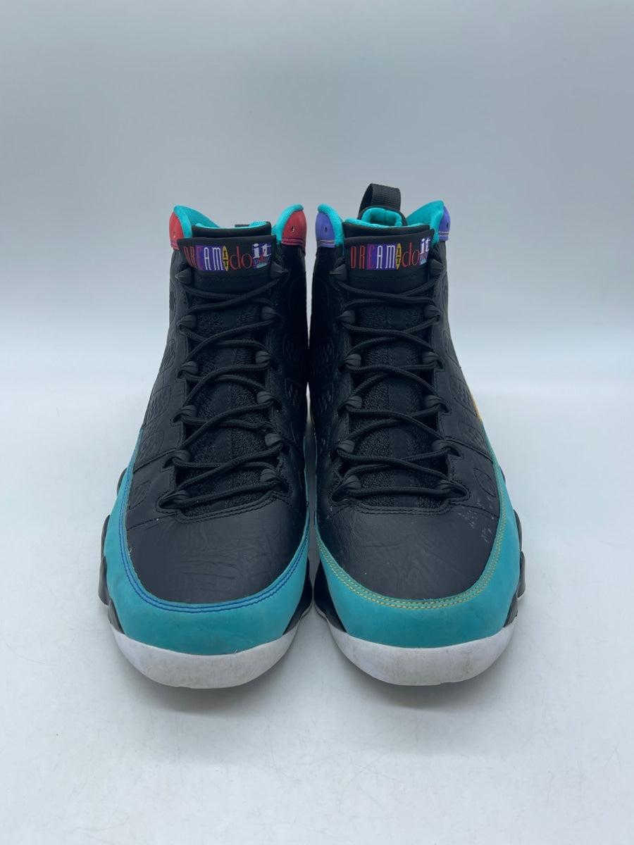 Jordan 9 Retro Dream It Do It 13 (Moderately Worn Pre-Owned)JordanBlack/University Red-Dark Concord-Canyon Gold-Turbo Green-White - Image 2