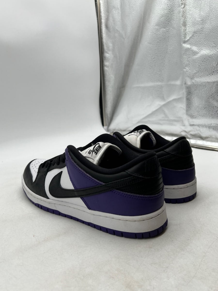 Nike SB Dunk Low Court Purple 12 (Moderately Worn Pre-Owned)NikeCourt Purple/Black/White - Image 4