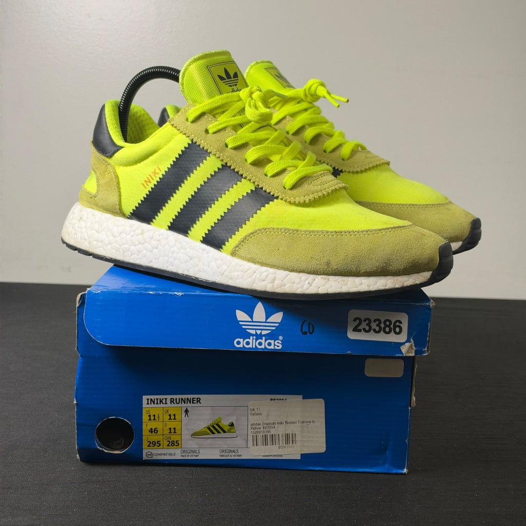 adidas Iniki Runner Solar Yellow (Size 11.5) - Image 1