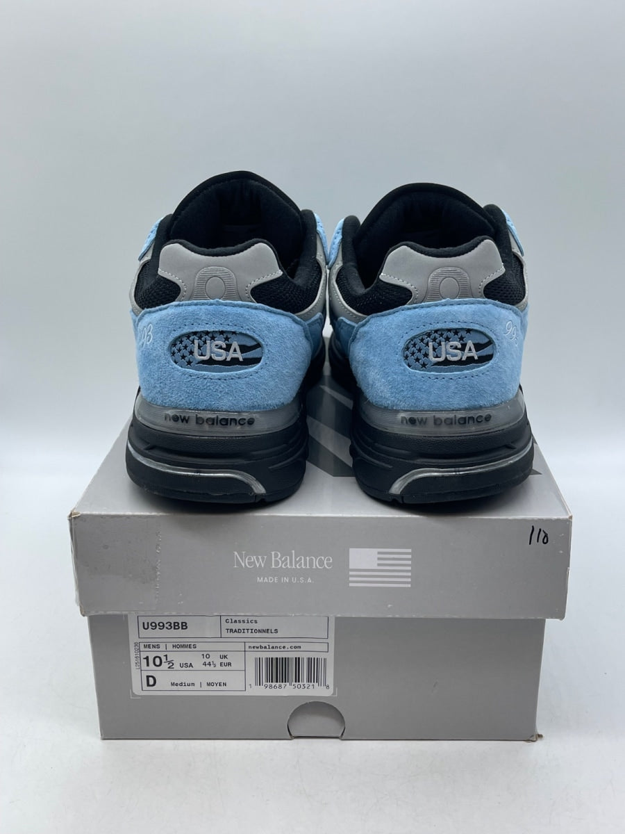 New Balance 993 MiUSA Community Blue 10.5 (Moderately Worn Pre-Owned)New BalanceCommunity Blue/Black - Image 3