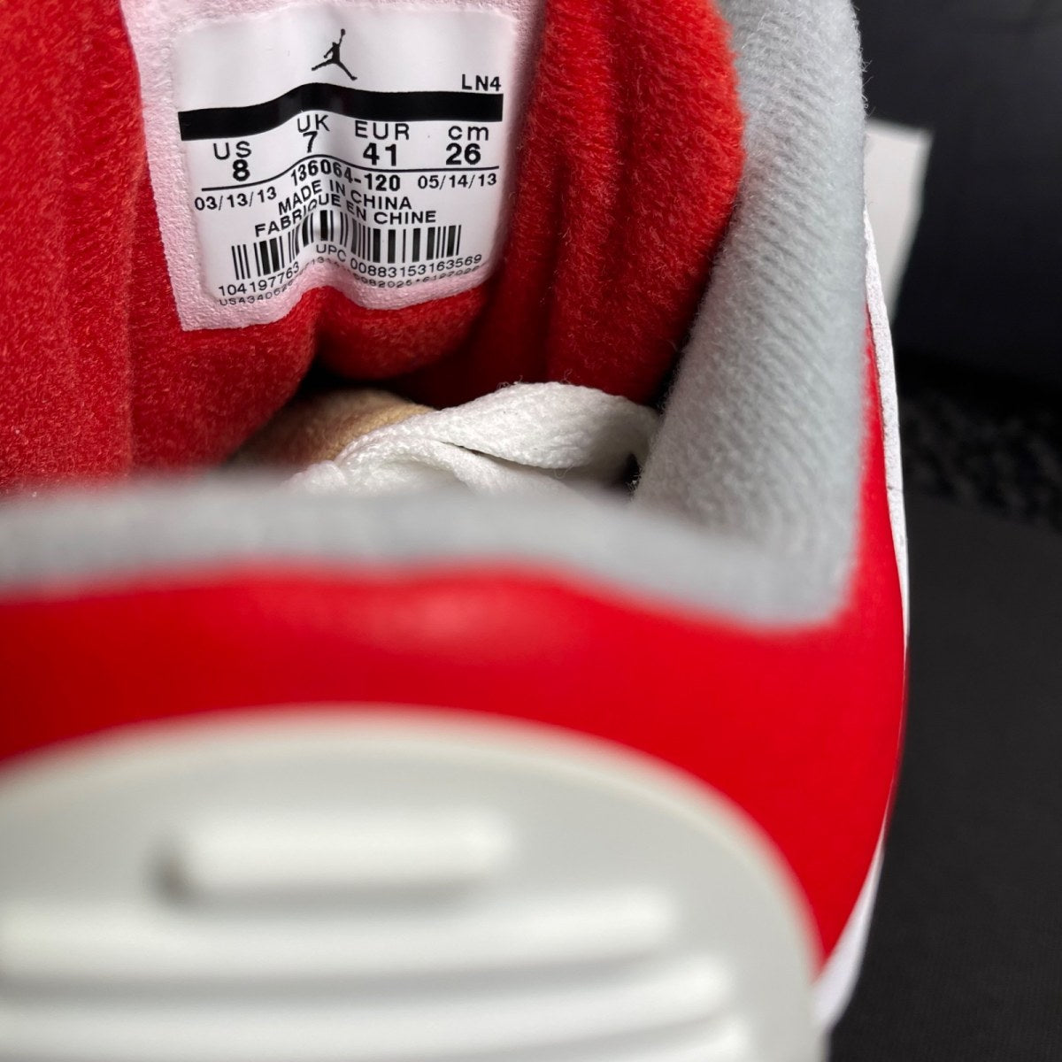 Jordan 3 Retro Fire Red (2013) (Size 8) - Image 6