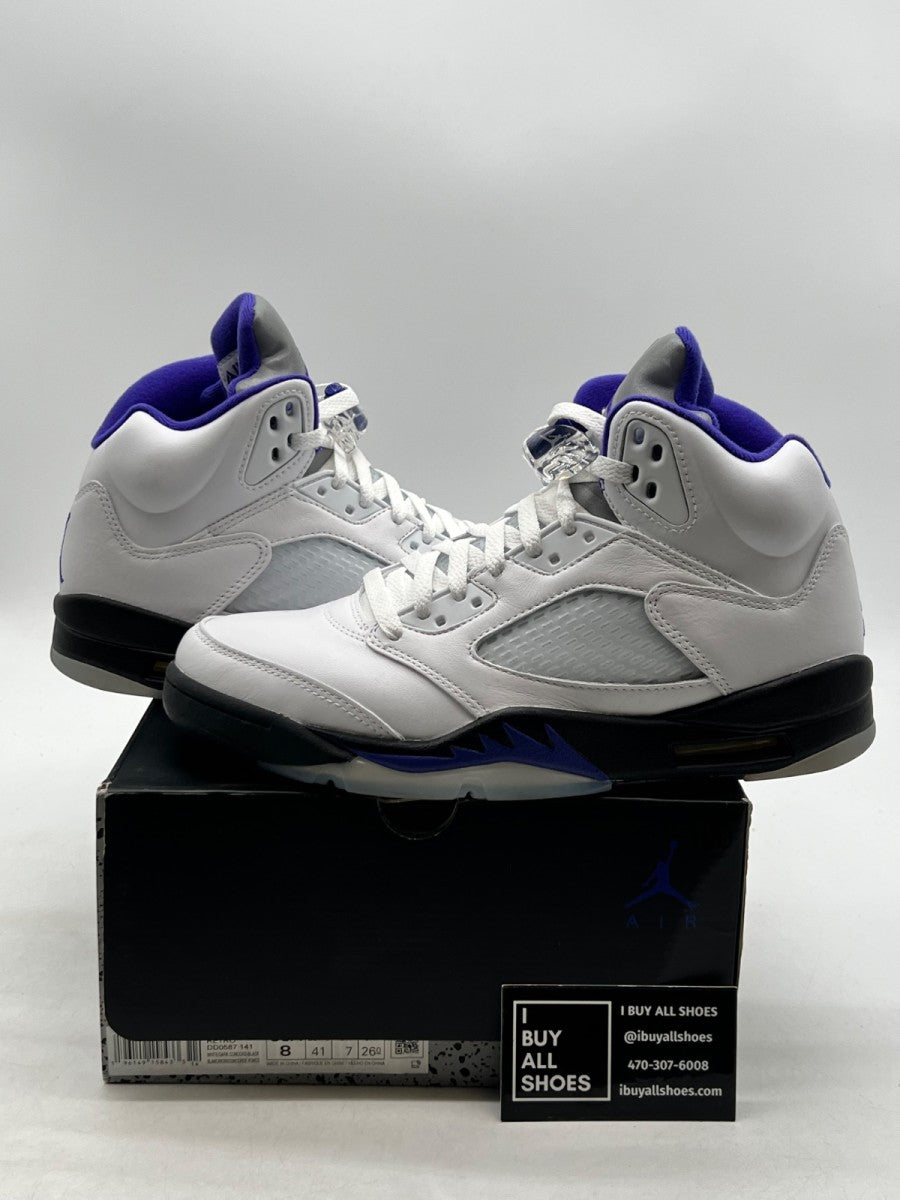 Jordan 5 Retro Dark Concord 8 (Lightly Worn Pre-Owned) - Image 1