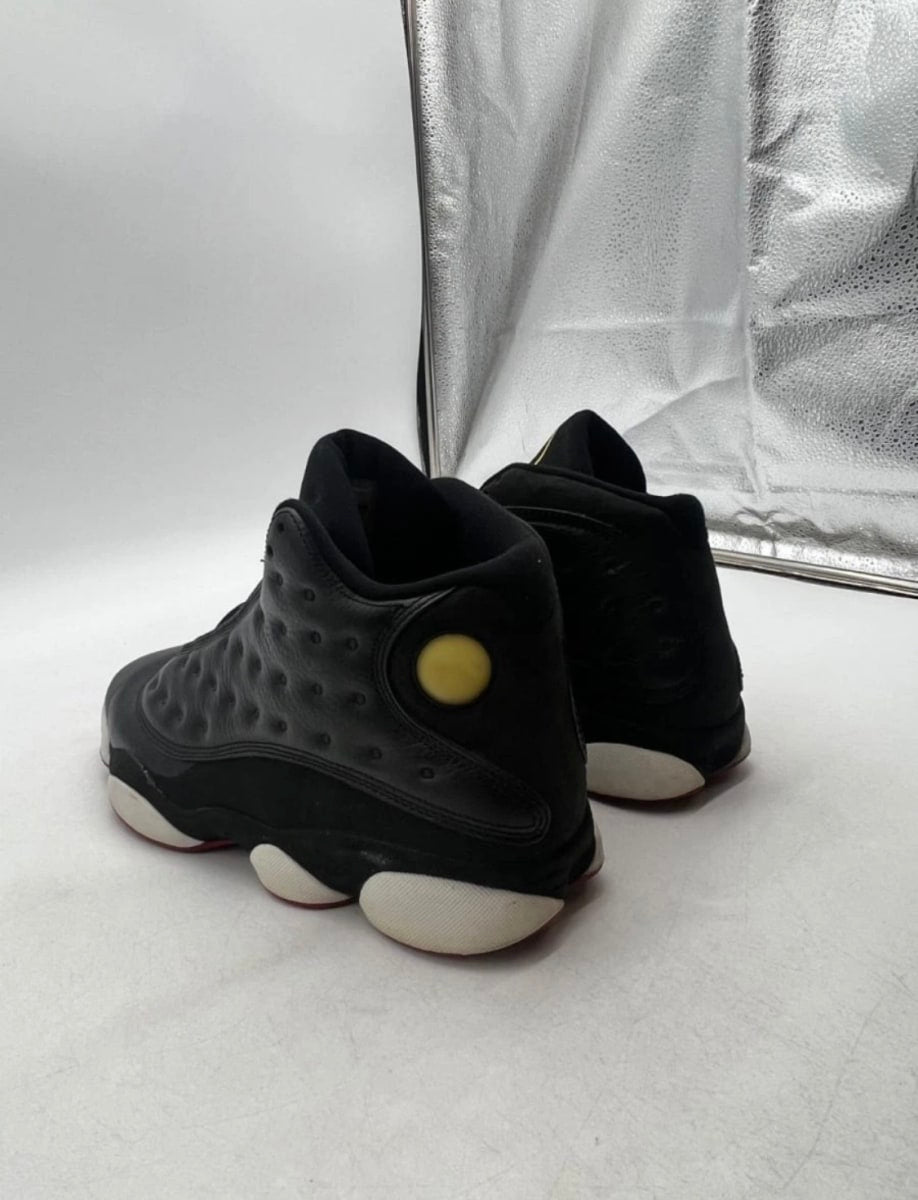 Jordan 13 Retro Playoffs (2011) 9 (Heavily Worn Pre-Owned)JordanBlack/Varsity Red-White-Vibrant Yellow - Image 4