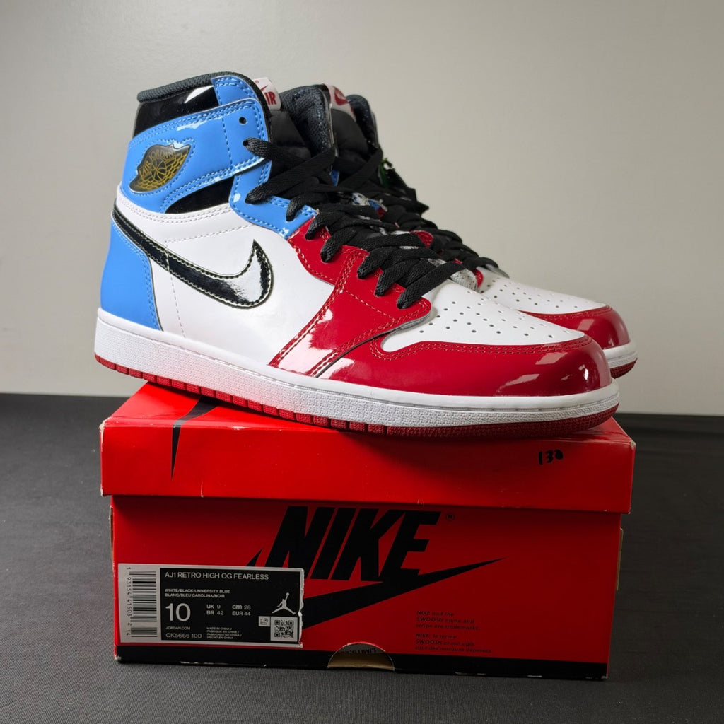 Jordan 1 Retro High Fearless UNC Chicago (Size 10) - Image 1