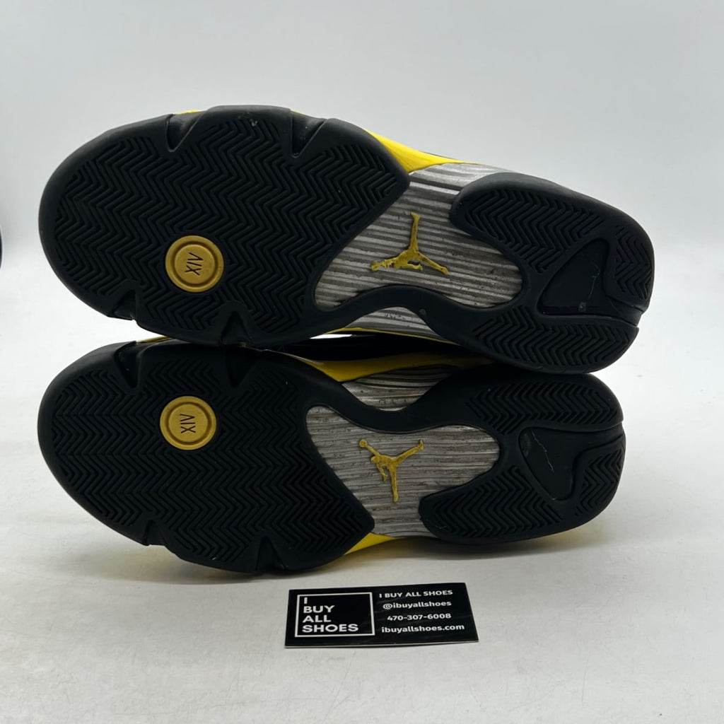 Jordan 14 Retro Thunder 11.5 (Heavily Worn Pre-Owned) - Image 7