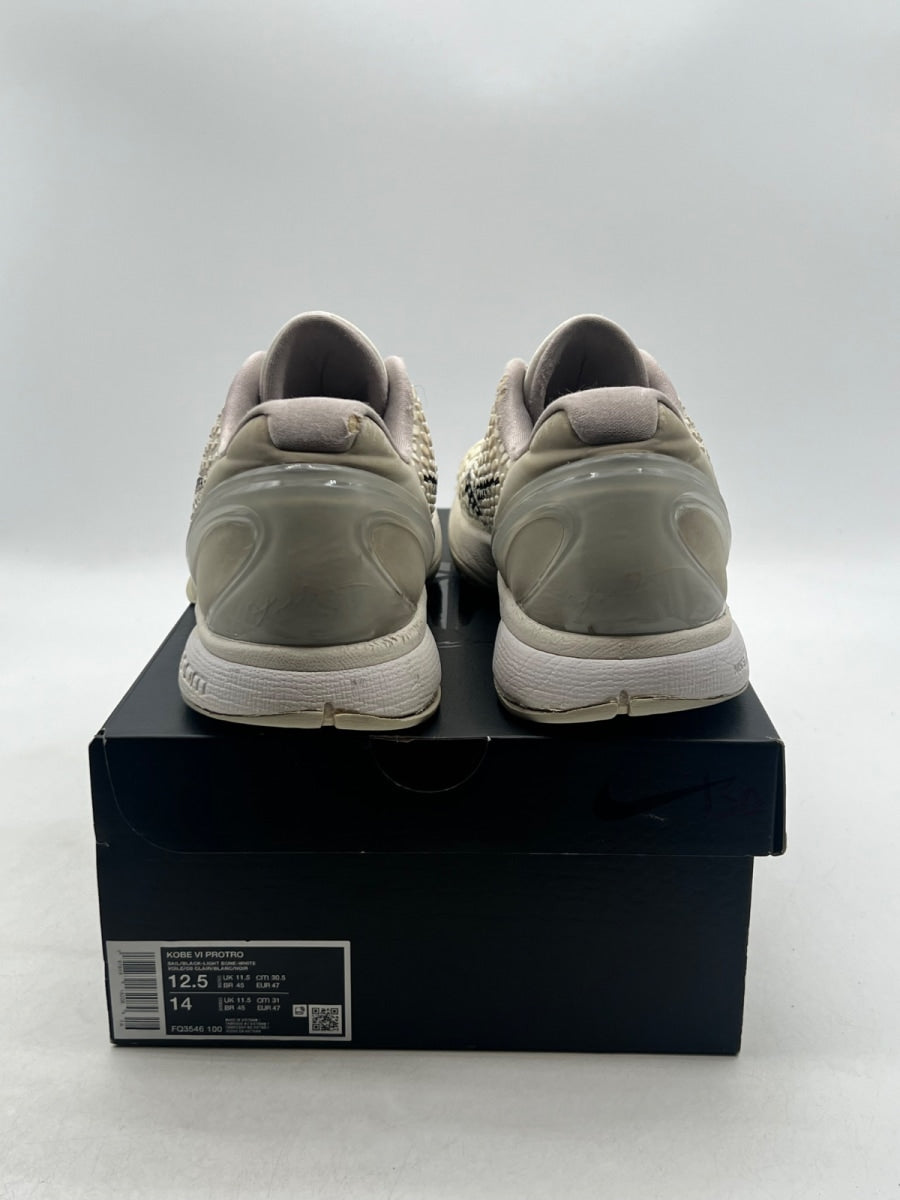 Nike Kobe 6 Protro Sail All-Star 12.5 (Moderately Worn Pre-Owned)NikeSail/Black/Light Bone/White/Platinum Violet - Image 3