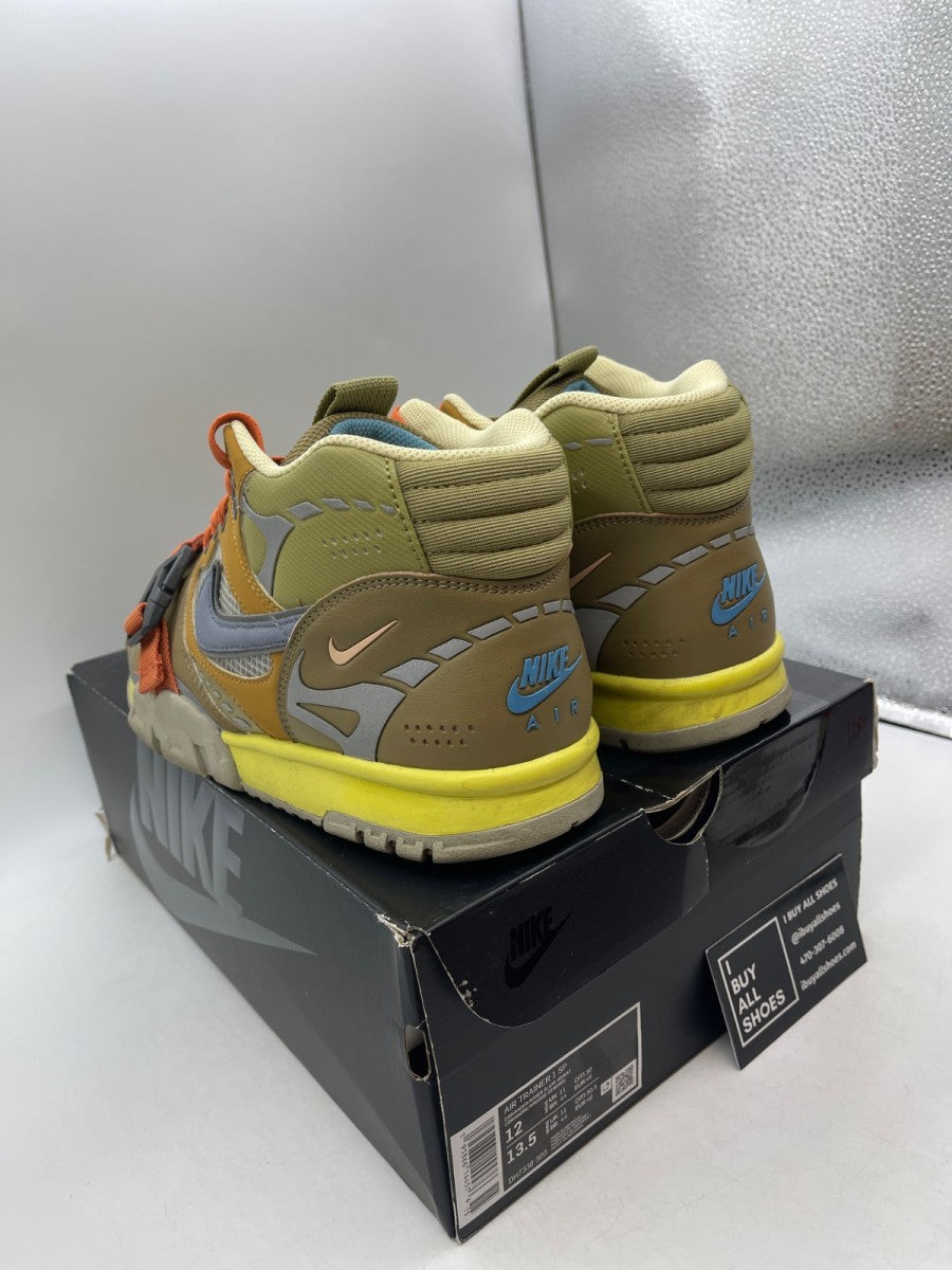 Nike Air Trainer 1 Utility SP Light Smoke Grey Honeydew Particle Grey 12 (Moderately Worn Pre-Owned) - Image 4