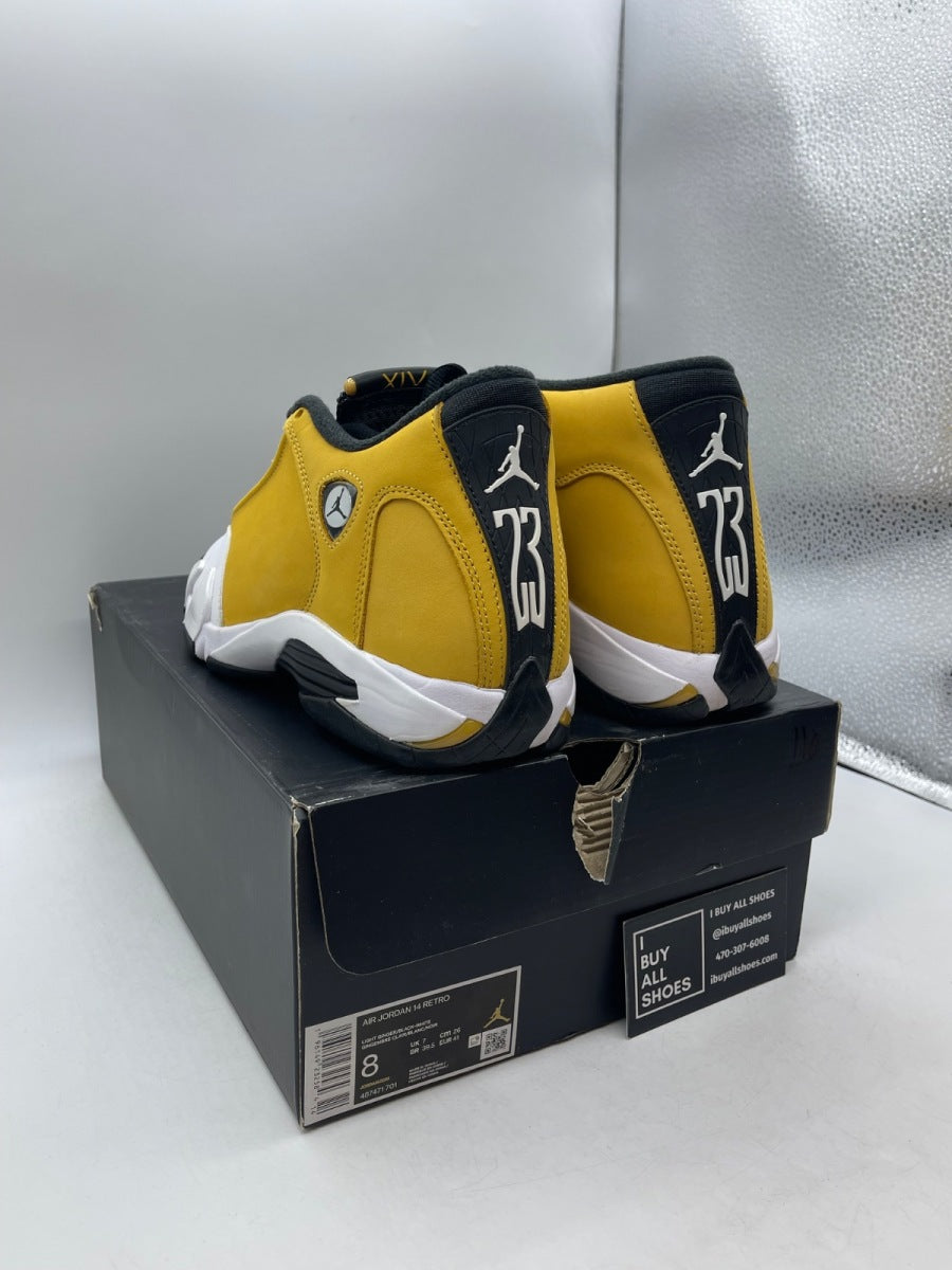 Jordan 14 Retro Light Ginger (2022) 8 (Moderately Worn Pre-Owned) - Image 4
