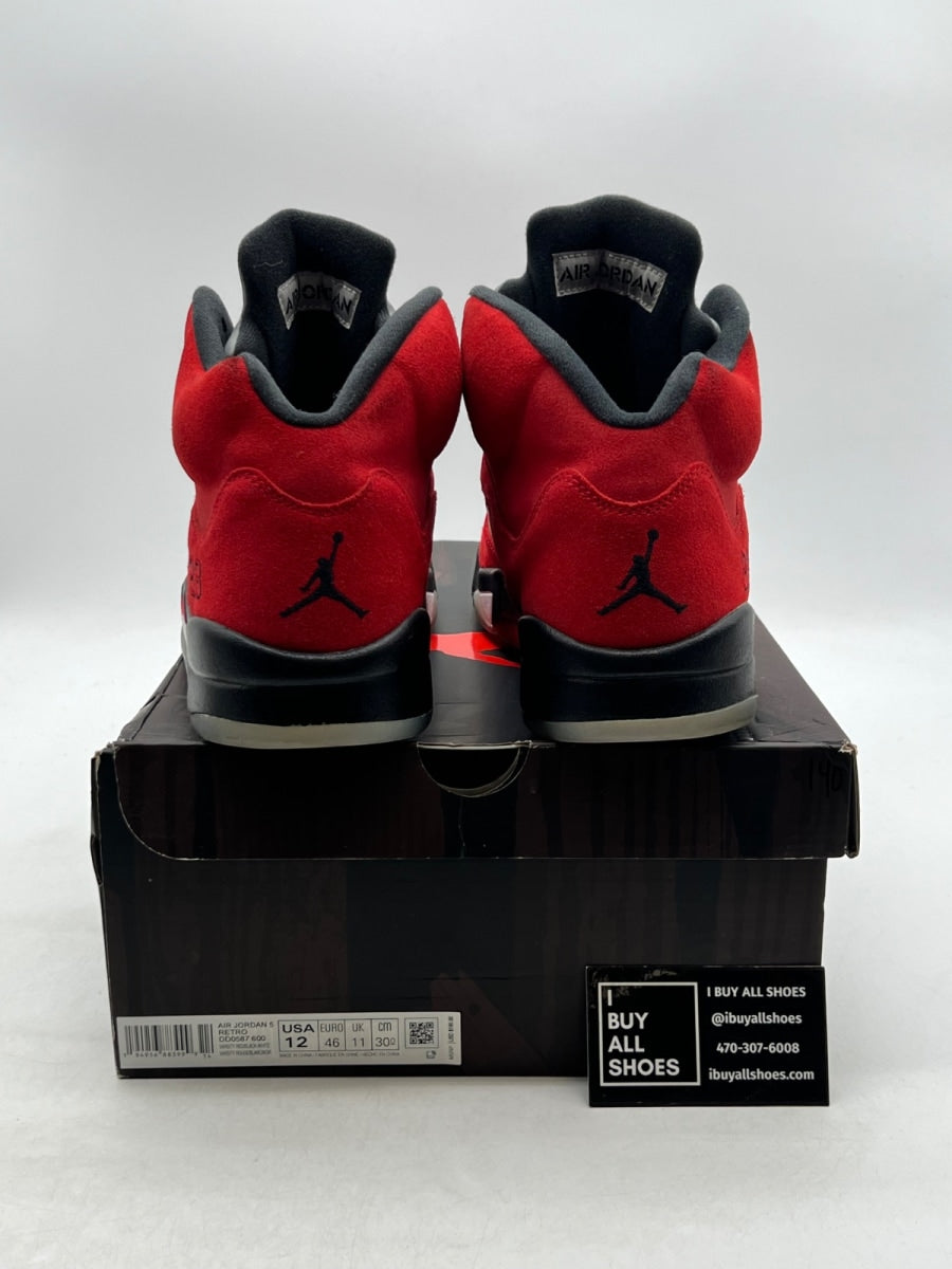 Jordan 5 Retro Raging Bull Red (2021) 12 (Lightly Worn Pre-Owned) - Image 3