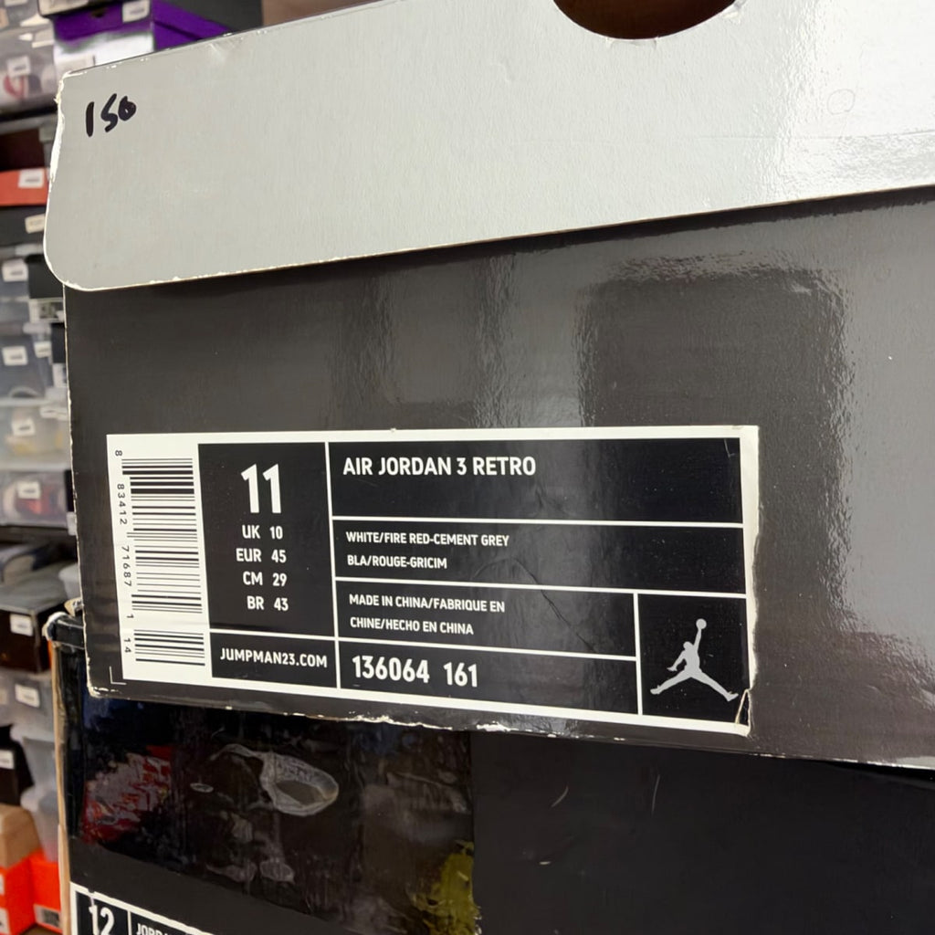 Jordan 3 Retro Fire Red (2007) (Size 11) - aux
