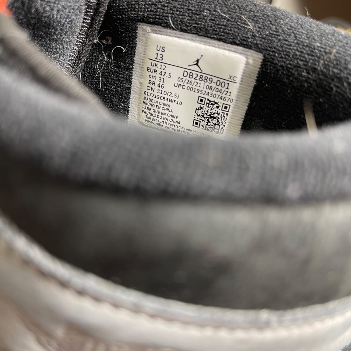 Jordan 1 Retro High Element Gore-Tex Black Particle Grey (Size 13) - aux