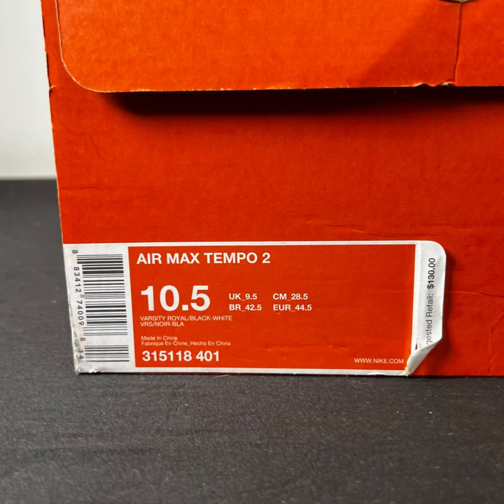 Nike Air Max Tempo 2 10.5 (Lightly Worn Pre-Owned)Nike - Image 4