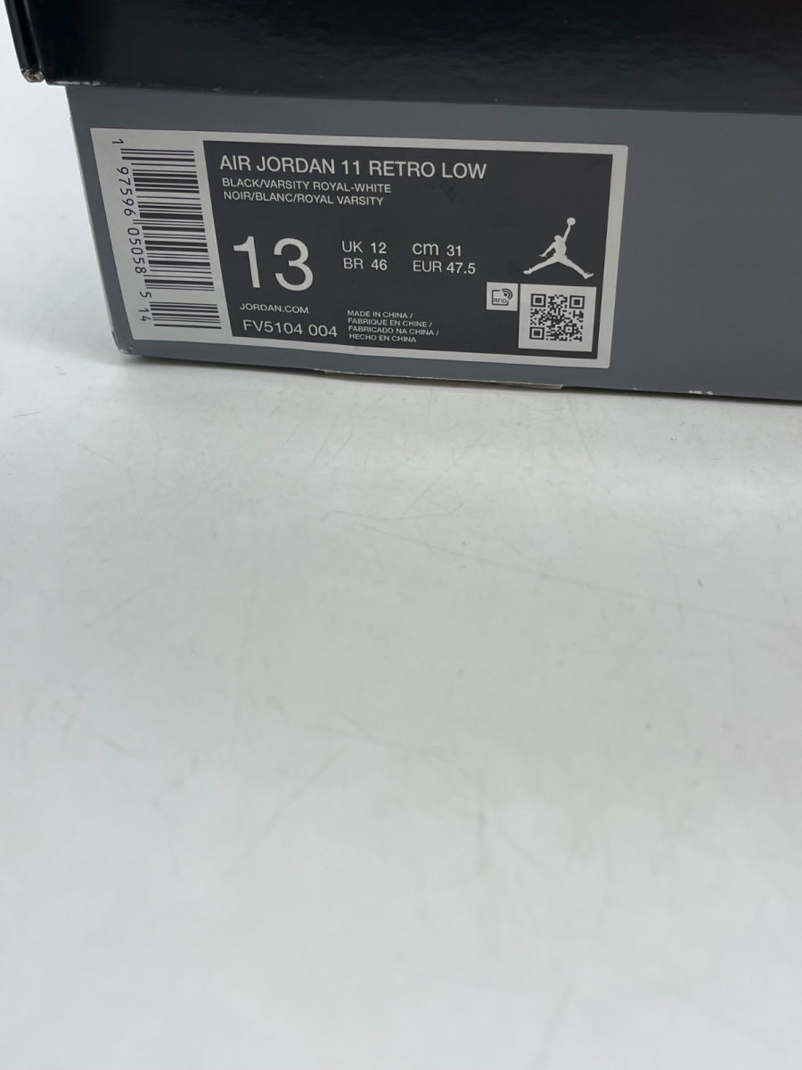 Jordan 11 Retro Low Space Jam 13 (Moderately Worn Pre-Owned)JordanBlack/Varsity Royal/White - Image 9