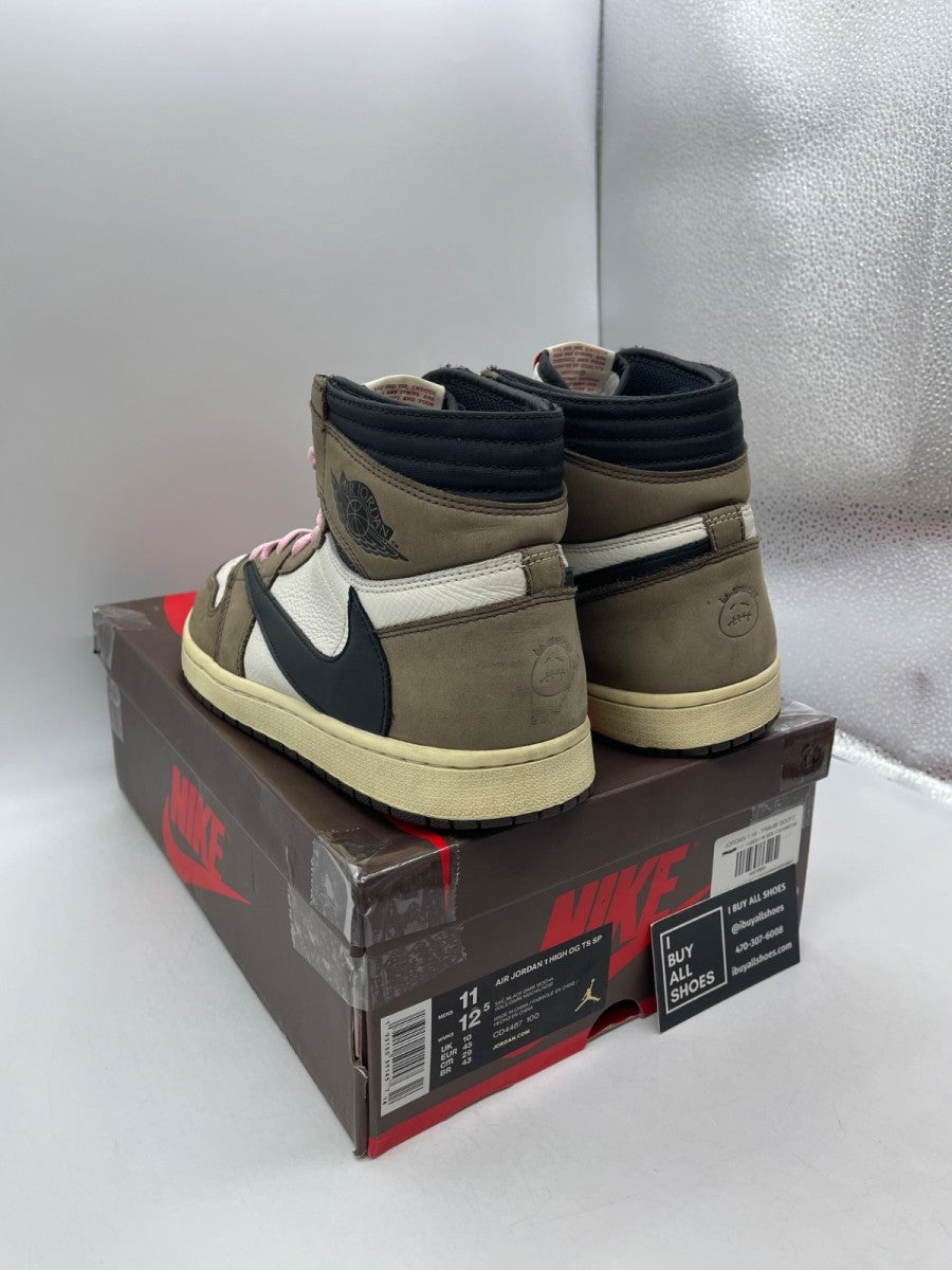 Jordan 1 Retro High OG SP Travis Scott Mocha 11 (Moderately Worn Pre-Owned) - Image 4