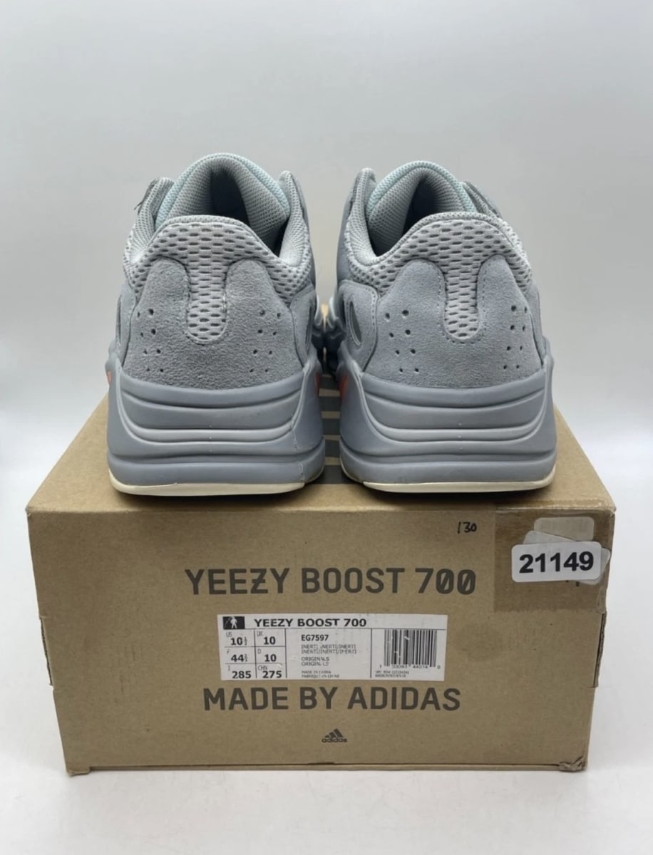 adidas Yeezy Boost 700 Inertia 10.5 (Lightly Worn Pre-Owned)adidasGrey/Grey/Inertia - Image 3