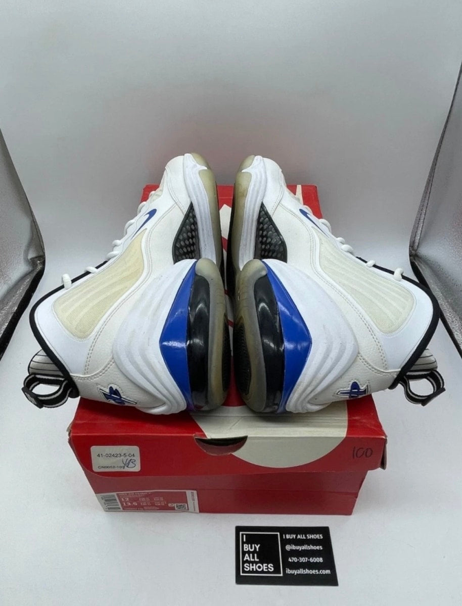 Nike Air Penny 5 Orlando Home 12 (Moderately Worn Pre-Owned)NikeWhite/Black-Varsity Royal - Image 4