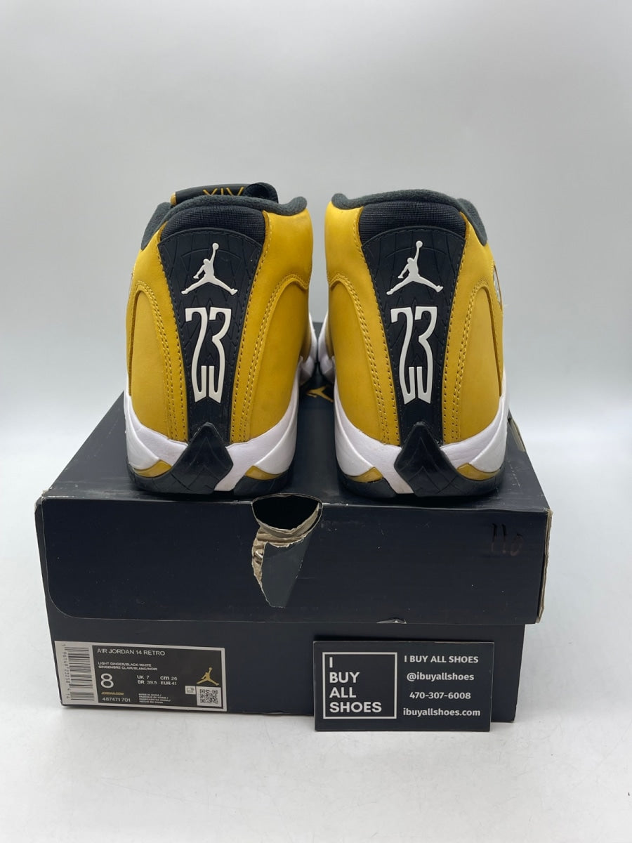 Jordan 14 Retro Light Ginger (2022) 8 (Moderately Worn Pre-Owned) - Image 3