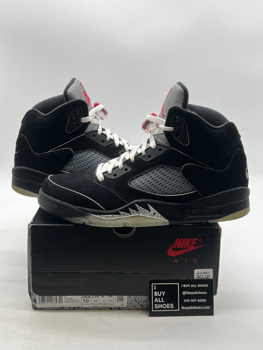 Jordan 5 Retro OG Black Metallic Reimagined 10 (Lightly Worn Pre-Owned) - Image 1