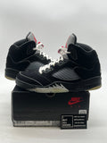 Jordan 5 Retro OG Black Metallic Reimagined 10 (Lightly Worn Pre-Owned) - Image 1