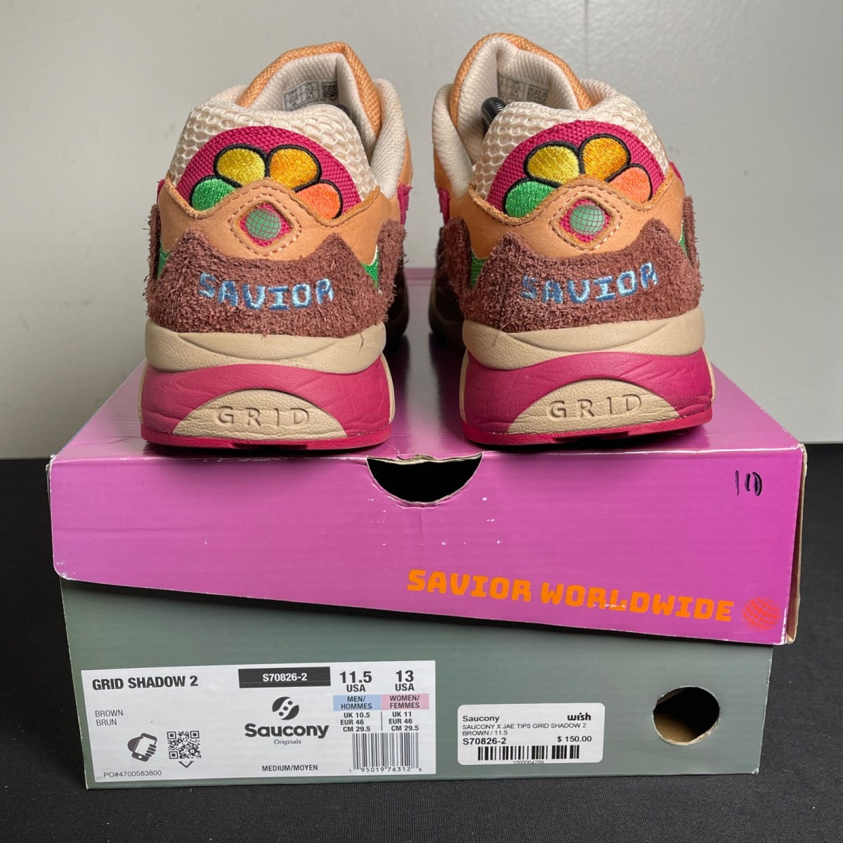 Saucony Grid Shadow 2 Jae Tips What's the Occasion? Wear To The Party (Size 11.5) - Image 4