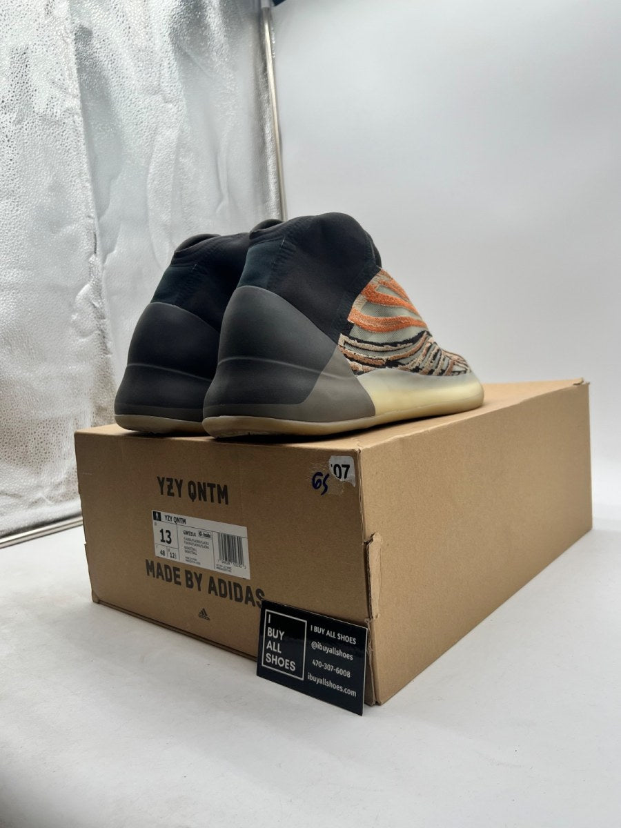 adidas Yeezy QNTM Flash Orange 13 (Lightly Worn Pre-Owned) - Image 3